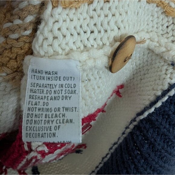 Marisa Christina Cardigan Womens Size Small Hand Knit Cottage Country Grandma - Picture 8 of 13